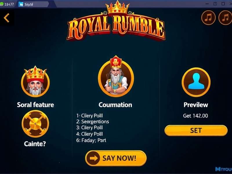 Maharaja's Royal Rumble Community & Social Features Maharaja's Royal Rumble Community & Social Features